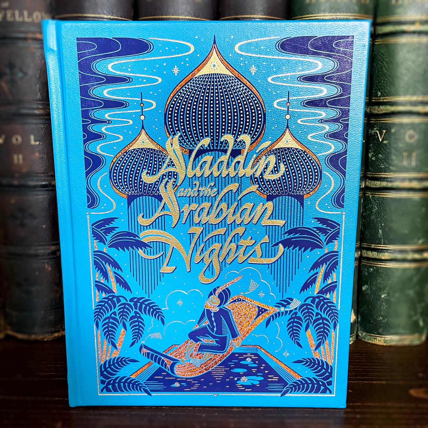Aladdin and the Arabian Nights, Leather Bound, Gilded Pages, Ribbon ...