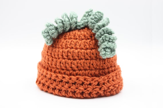 orange baby beanie