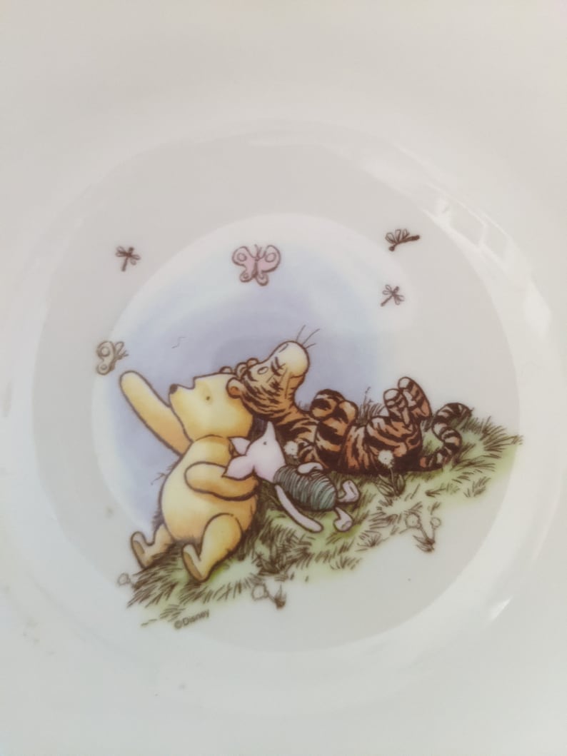 Winnie the Pooh Baby Bowl First Years Disney Melamine Bowl Summer Day Pooh Bowl image 2