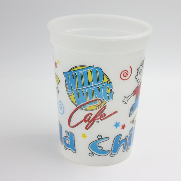 Wild Wing Cafe Cup - Wild Child Plastic Cup - 4 oz Food Chain Cup