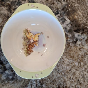 Winnie the Pooh Baby Bowl First Years Disney Melamine Bowl Summer Day Pooh Bowl image 5