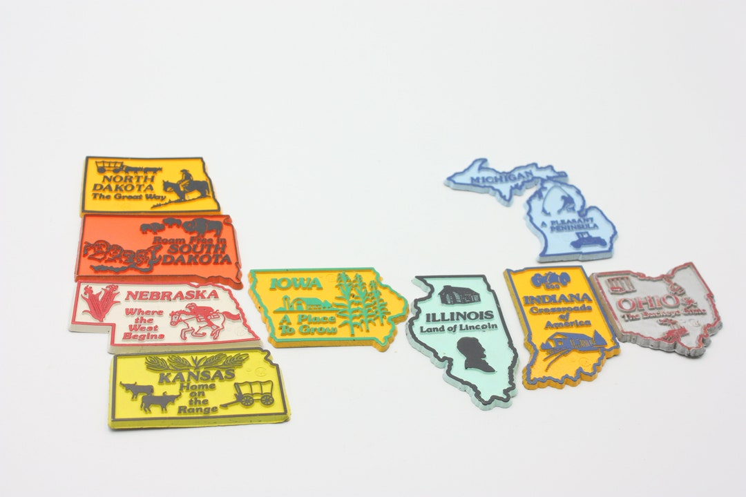 Midwest State Rubber Souvenir Fridge