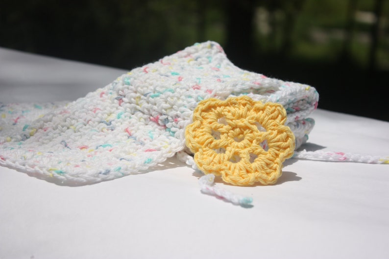 Cotton Crochet Washcloths White Baby Washcloths Baby Etsy