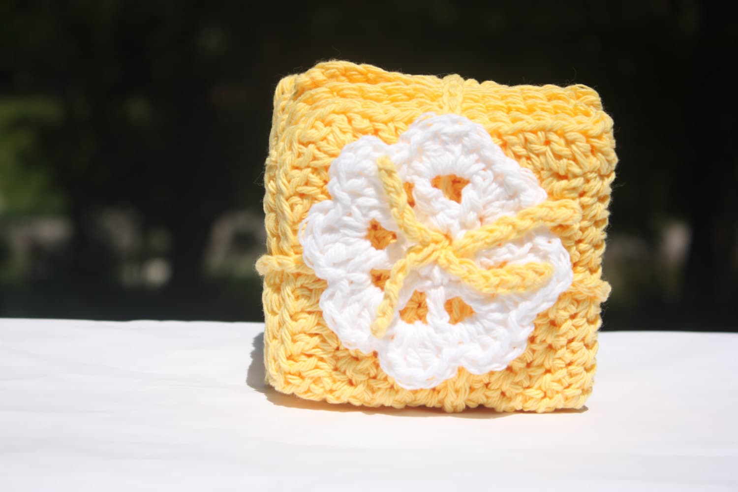 Yellow Crochet Baby Washcloths Baby Wash Cloth Baby Yellow Etsy