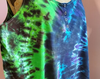 Save The Rainforests Tie-Dye Tank 5xl