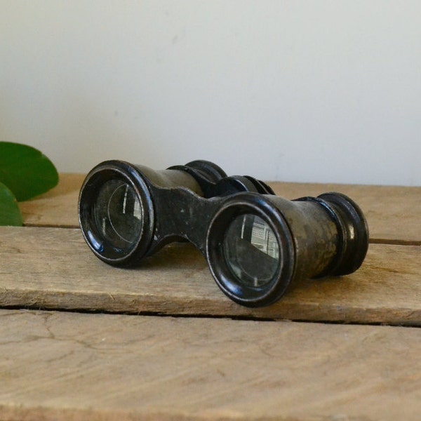 Vintage Early 1900s Black Opera Binoculars