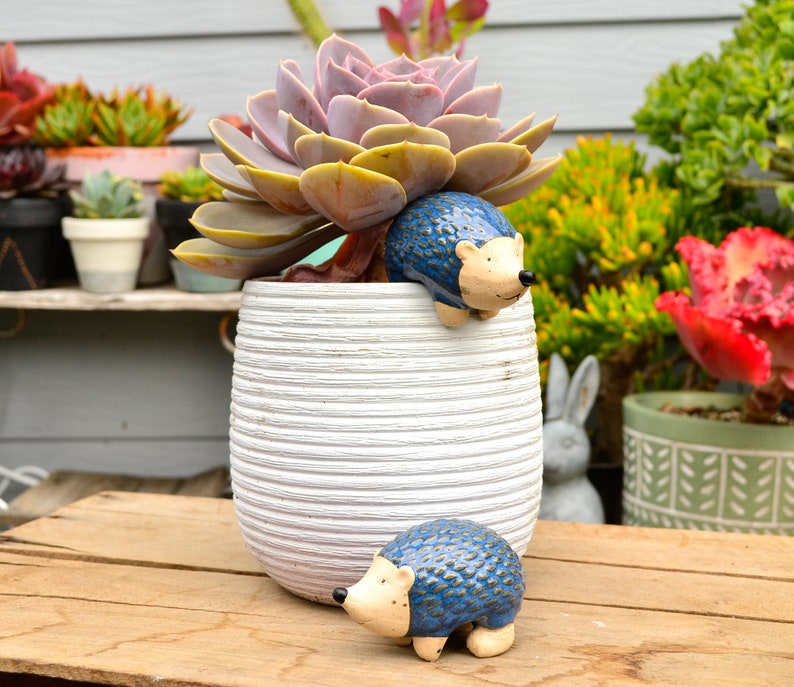 Handmade Ceramic Pot Planter Pals Ceramic Pot Hanging Animals Etsy