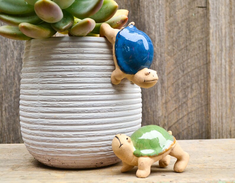 Handmade Ceramic Pot Planter Pals Ceramic Pot Hanging Animals Etsy UK