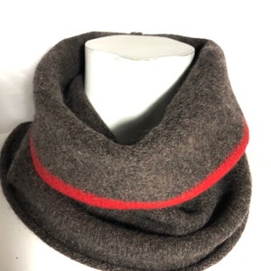 Neck warmer/ snood in soft Merino wool.