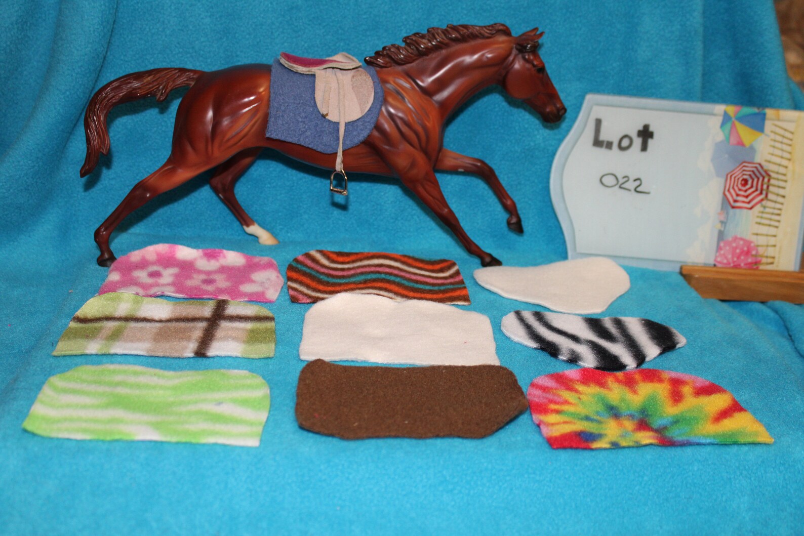 Toy Saddle Pads for Breyer Model Horses Traditional Size Western