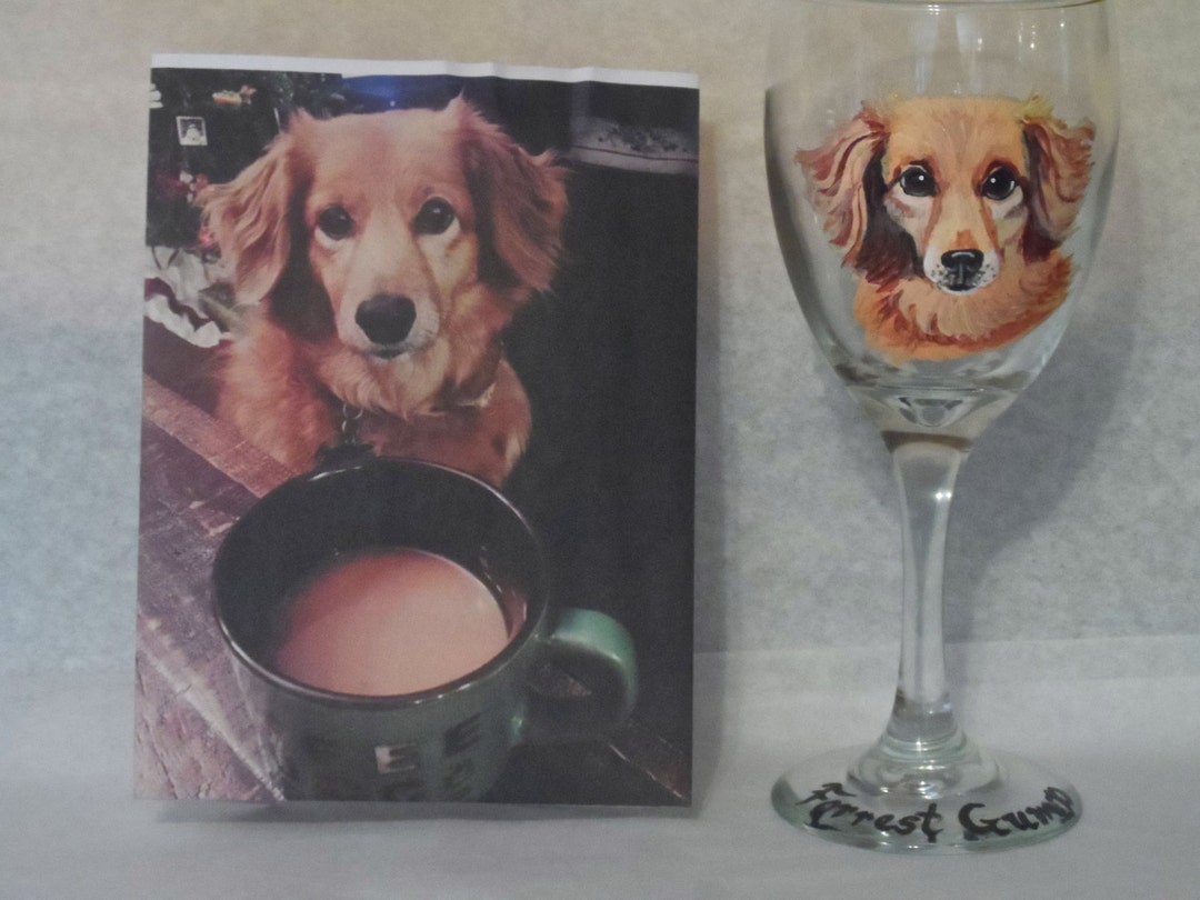 Dog Wine Glass Cat Wine Glass Pet Lover Gift Custom Wine - Etsy
