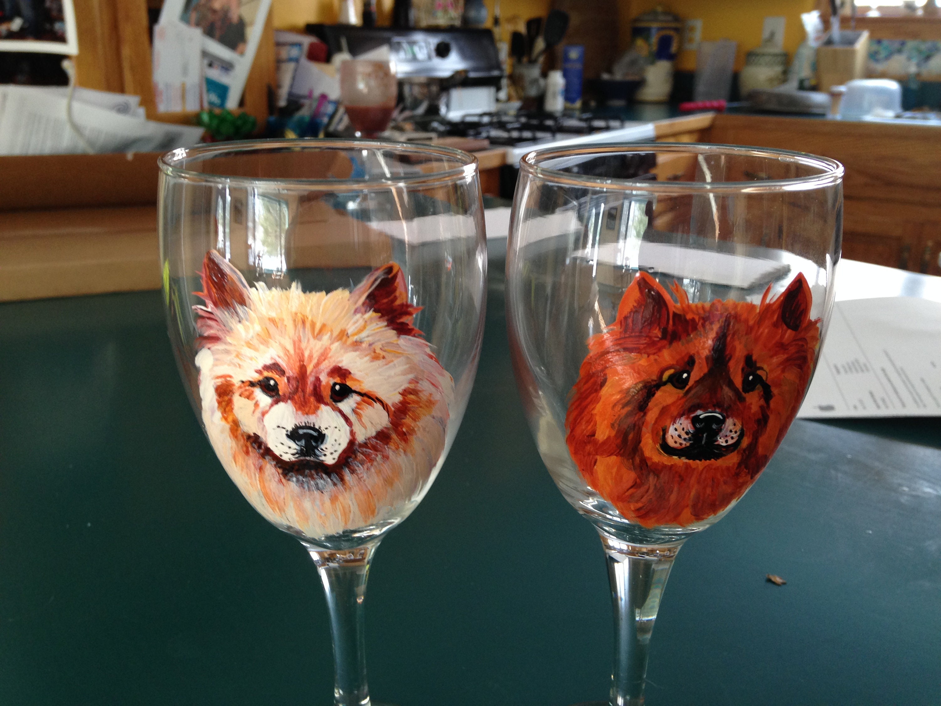 Dog Wine Glass Cat Wine Glass Custom Wine Glass Pet Wine | Etsy