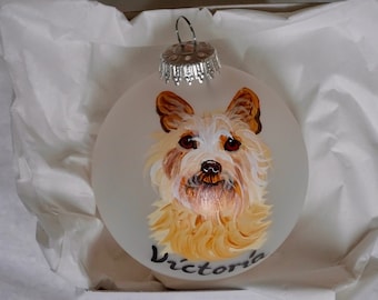 Dog ornament, cat ornament, dog ornaments, dog lover gift, cat lover gift, dog portrait, cat