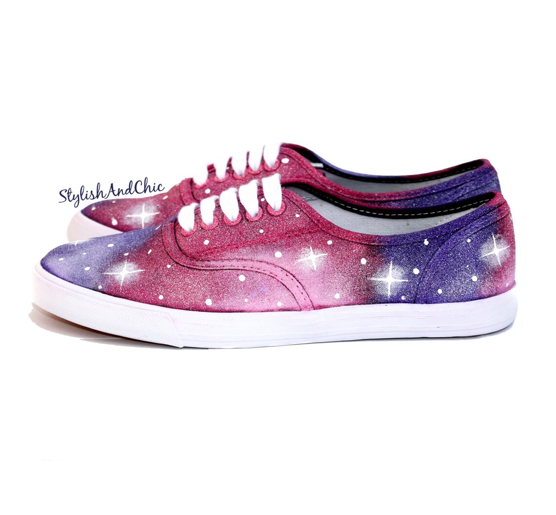 Purple Galaxy Space Women's Sneakers