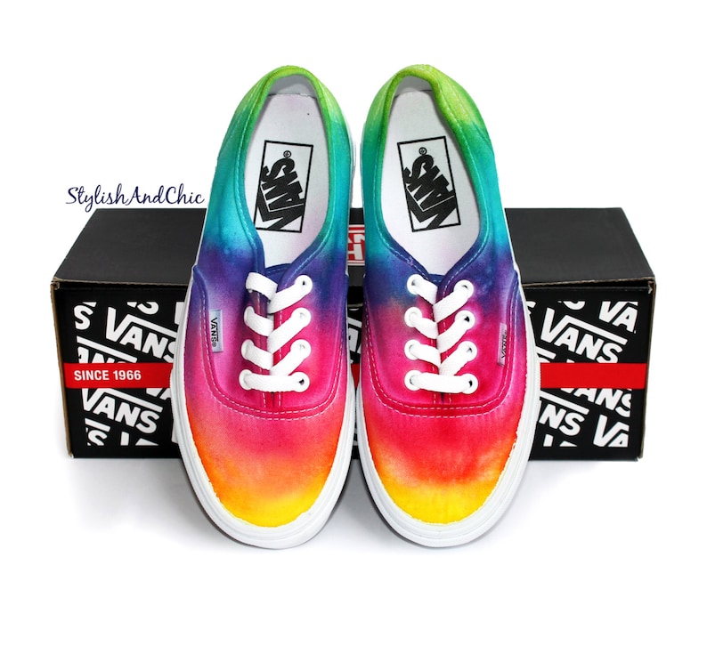 rainbow vans men
