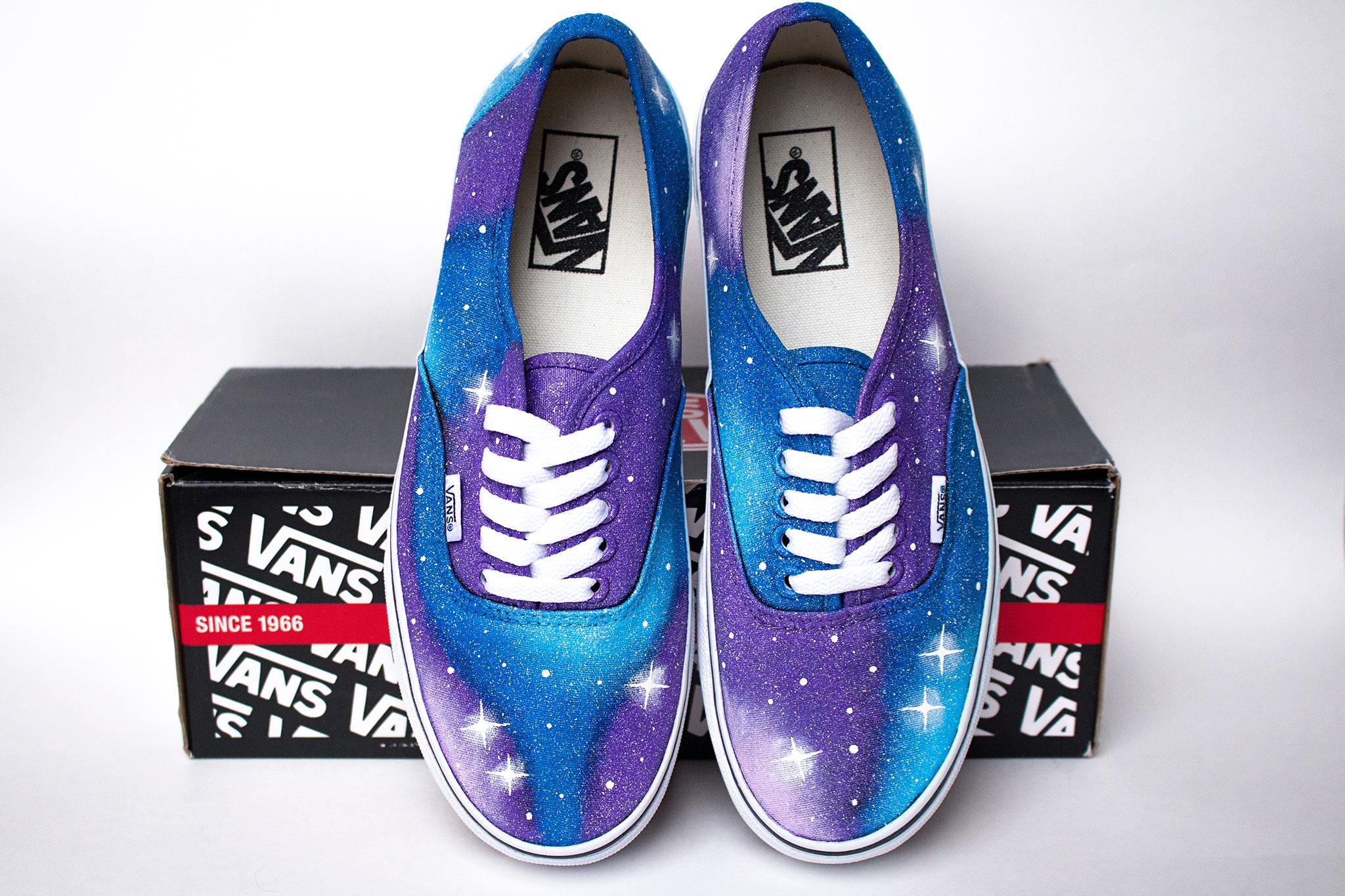 Galaxy Vans - Custom Hand Painted (mens/womens Unisex, Kids 