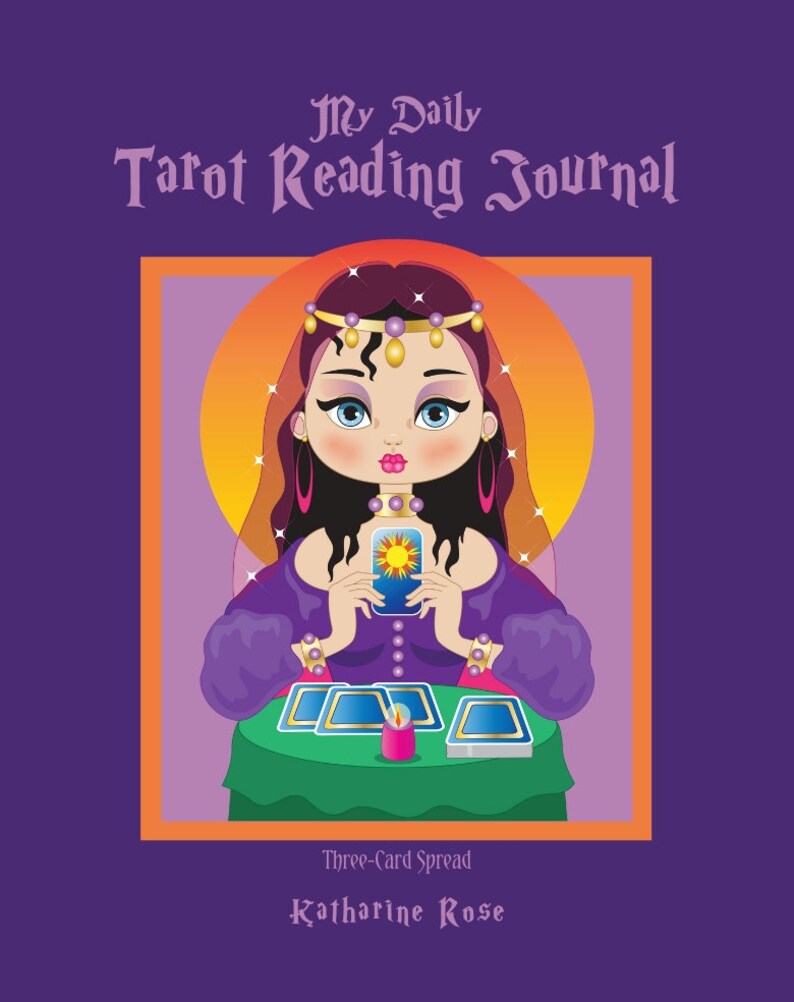 My Daily Tarot Reading Journal: Three-Card Spread Wicca | Etsy