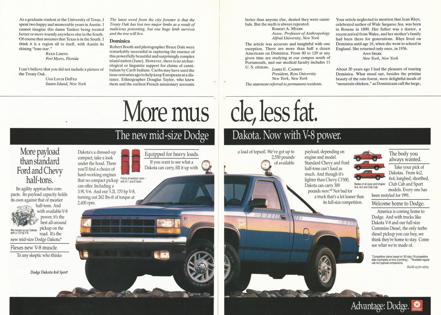 Hora Durante ~ chico 1991 DODGE DAKOTA PICKUP Truck Original 1990 Vintage Print Ad - Etsy España