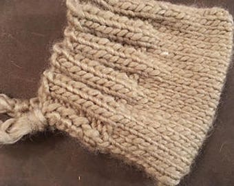 Knitting Pattern: Wide Brimmed Newborn Bonnet Pattern