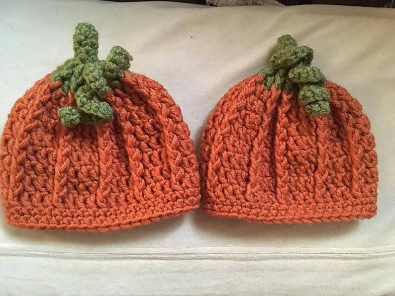 Crochet Pattern: Pumpkin Beanie image 1