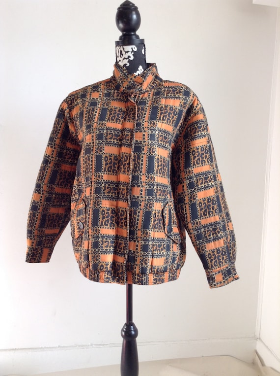 1980s Anna and Frank 100% Silk Quilted Bomber Jack