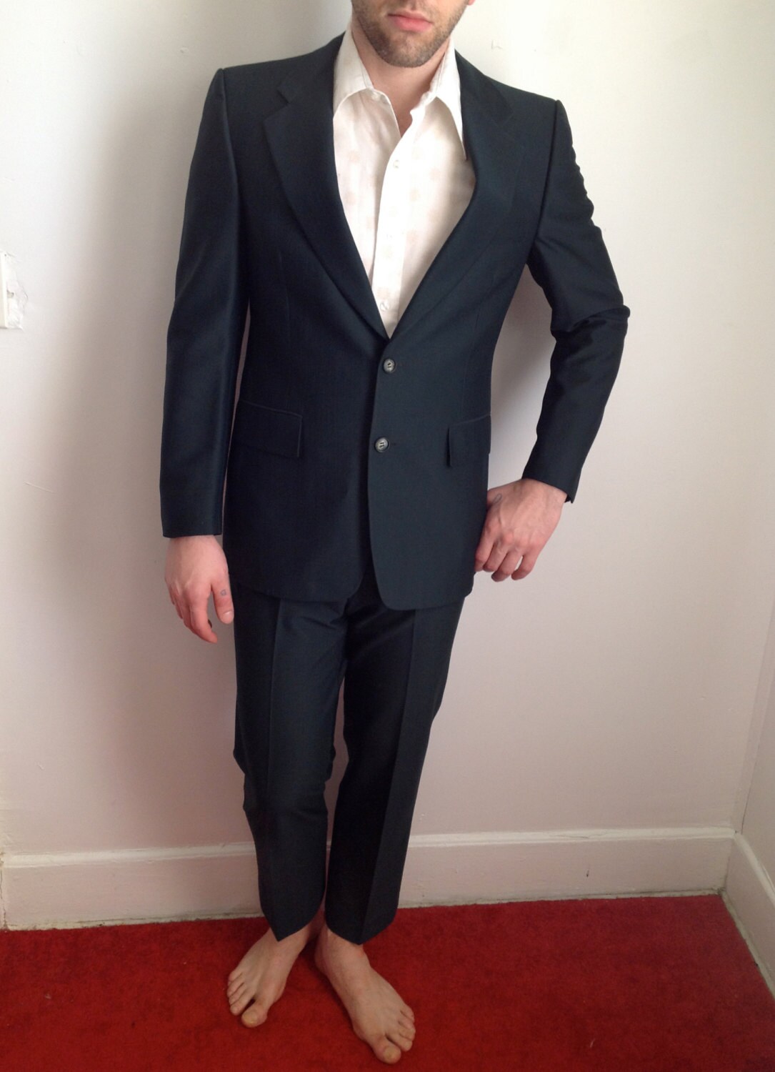 Classic Dark Green 2Piece Suit 40 Phoenix Etsy Classic Dark Green 2Piece Suit 40 Phoenix Etsy