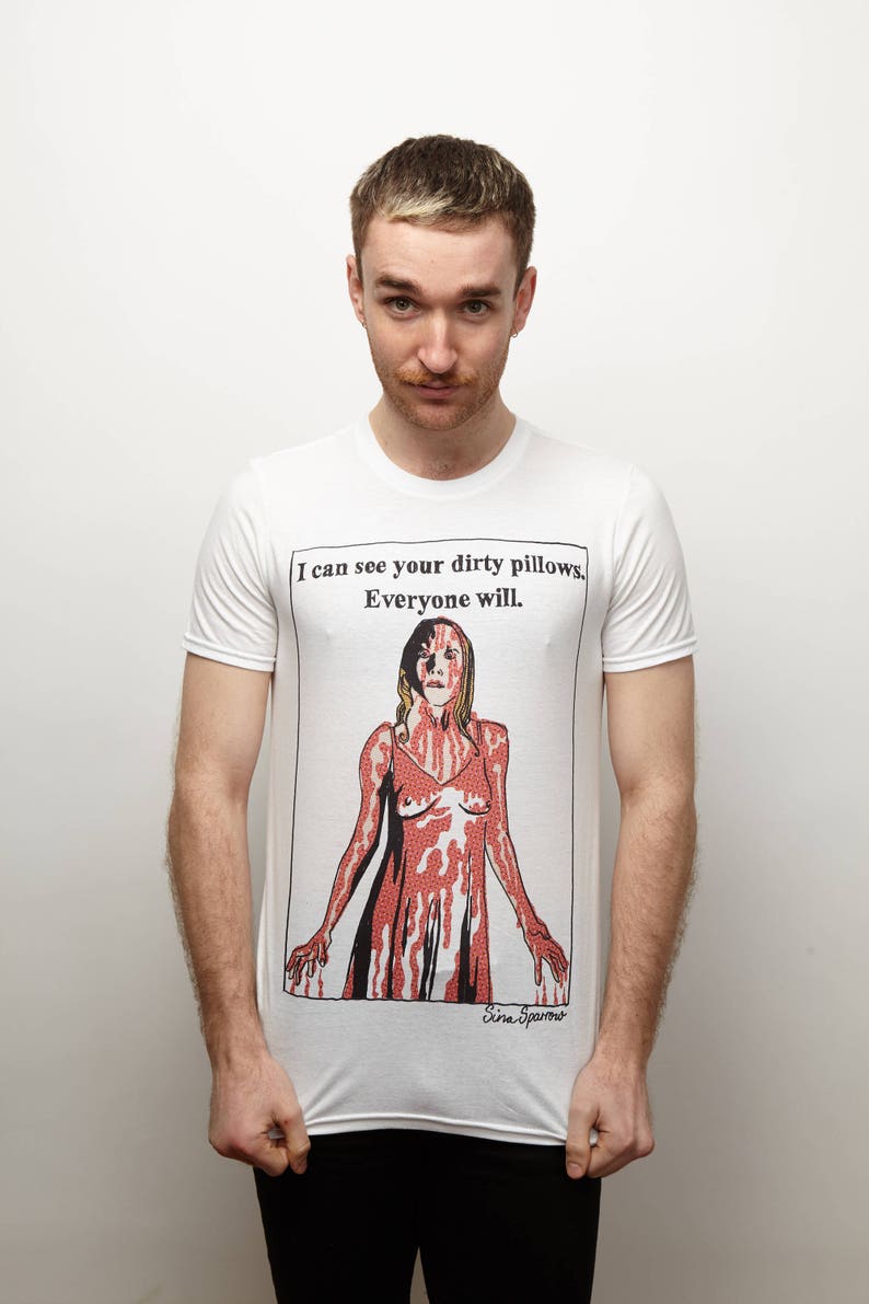 Carrie Sissy Spacek I Can See Your Dirty Pillows Etsy