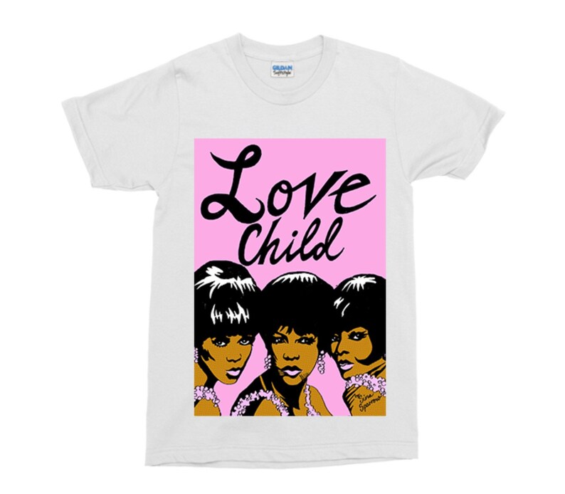 The Supremes Love Child White T-Shirt | Etsy