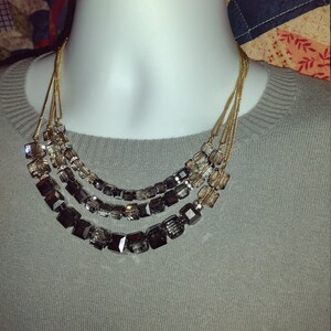 Kenneth Cole 3 Layer Designer Necklace Dressy (68.00) New