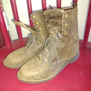 Braune Timberland Damen Stiefel Leder Größe 23 cm