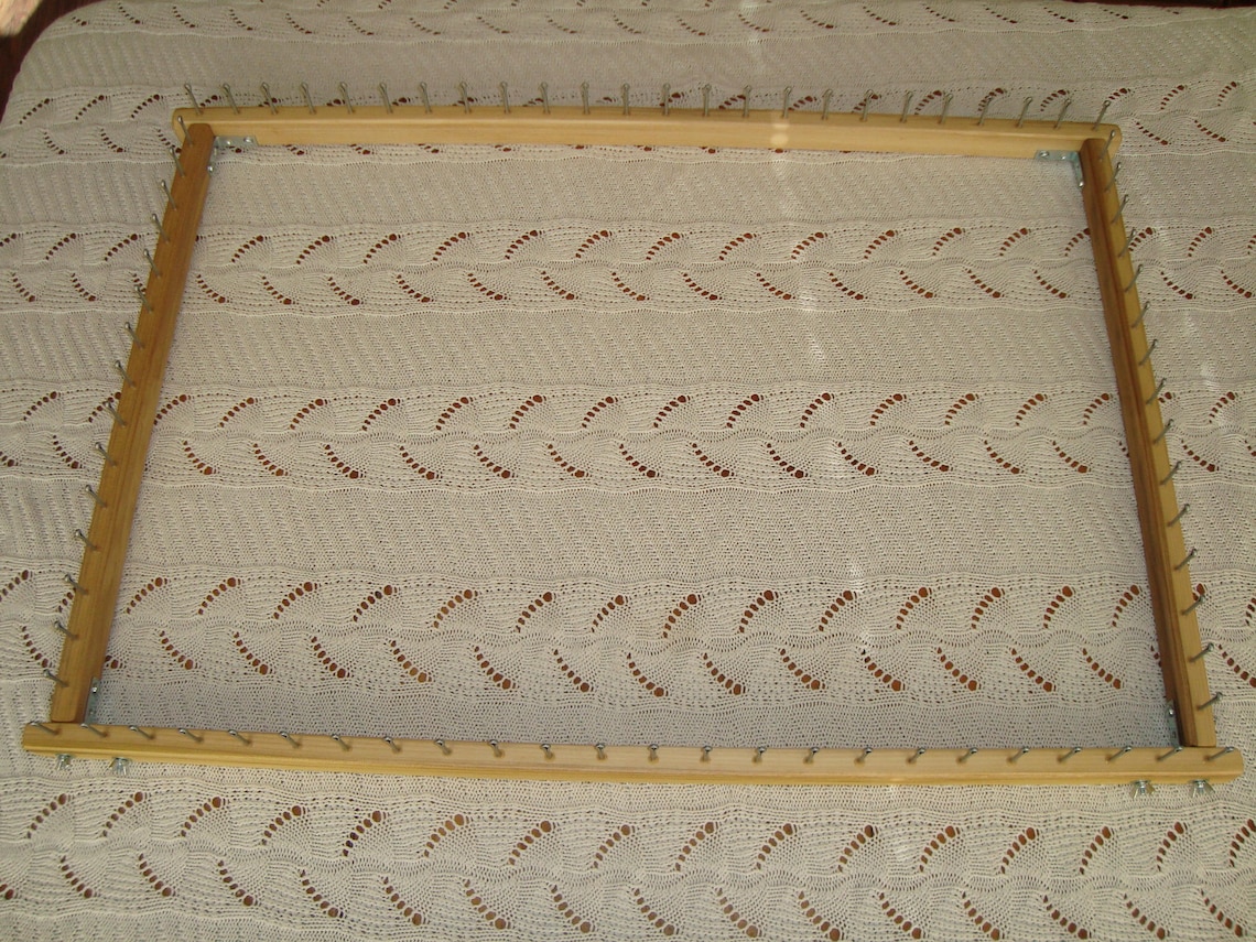 Pom Pom Baby Blanket Weaving Loom / Frame Size 31 x Etsy