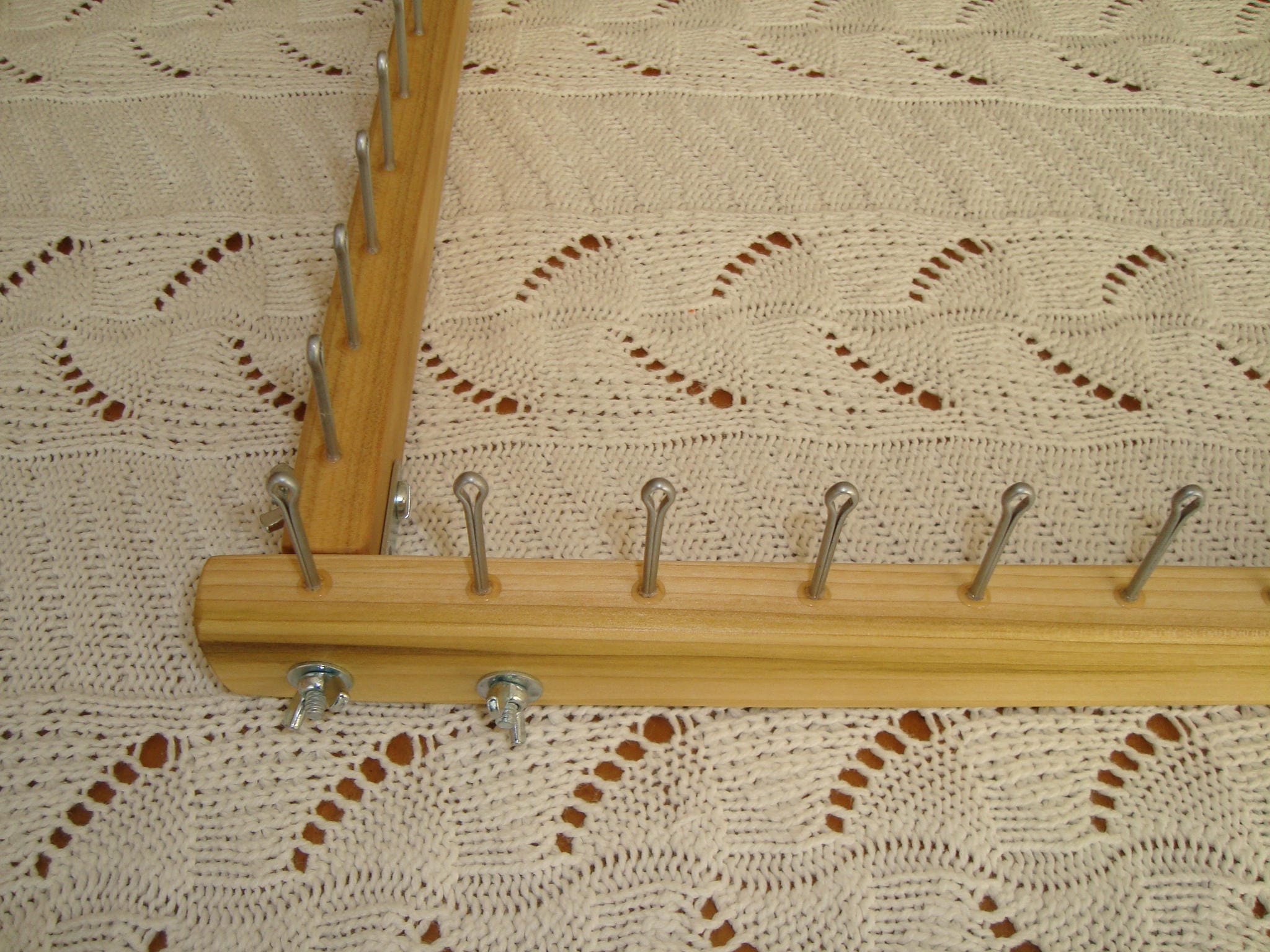 Pom Pom Baby Blanket Weaving Loom / Frame Size 31 x Etsy