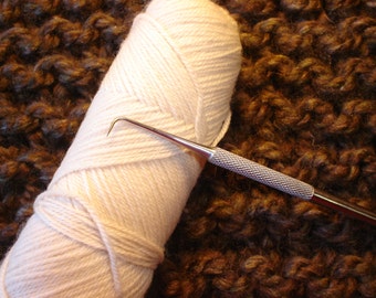 Knitting Loom Hook - all metal - Cottage Looms