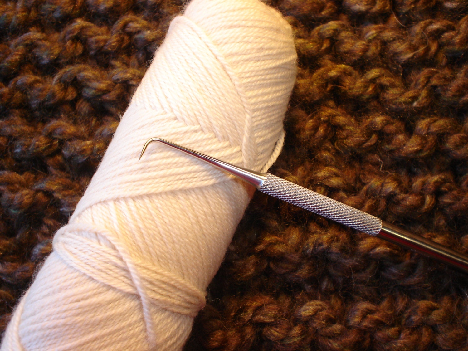 Knitting Loom Hook all metal Cottage Looms Etsy