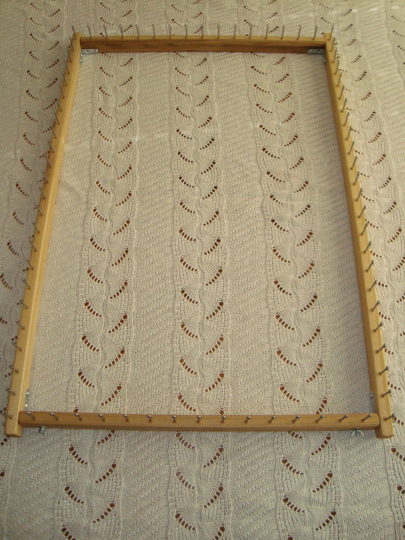 Pom Pom Baby Blanket Weaving Loom / Frame Size 31 x Etsy