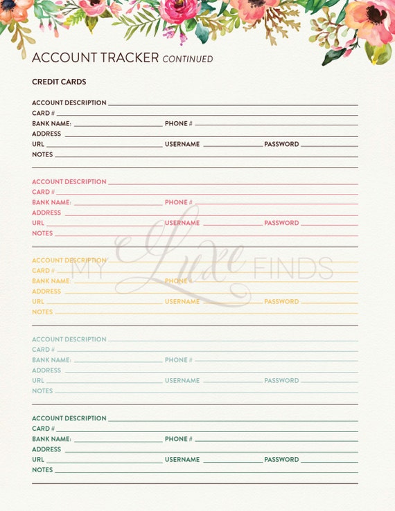 floral bank account and