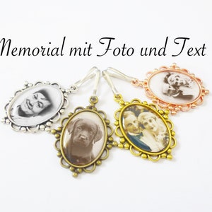 Brautstraußanhänger mit Foto und Text, Memorial, 4 Farben, 33 Texte Bild 10