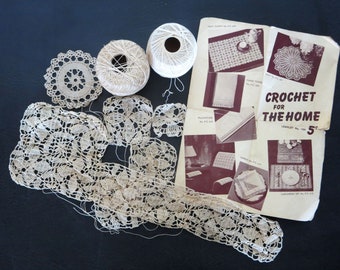 Vintage Crochet Lace Craft Project