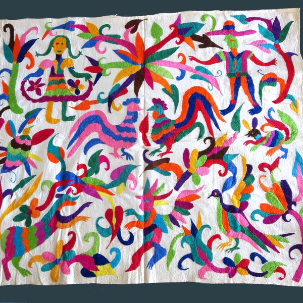 Large Otomi Embroidery