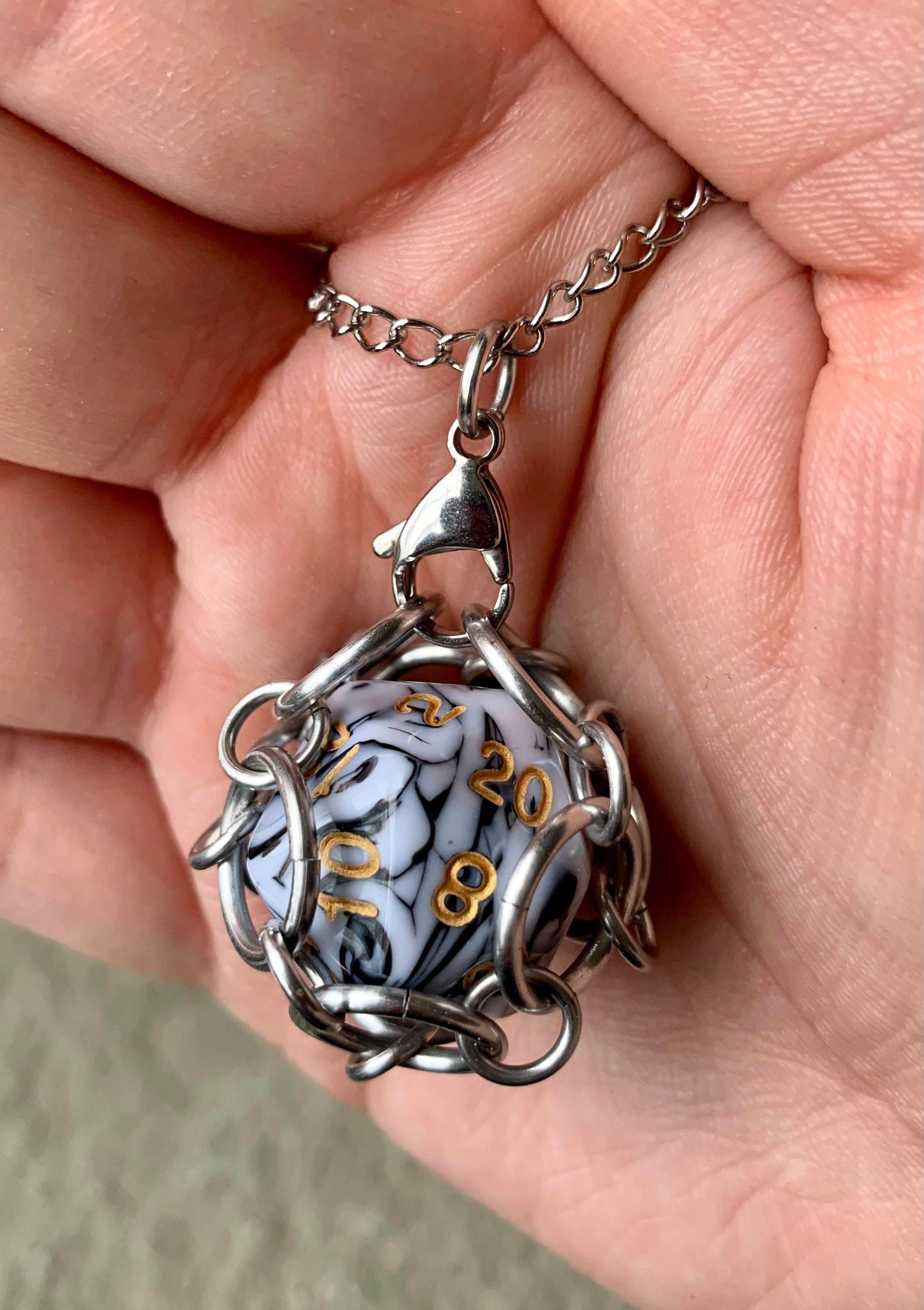 The Rogue D20 Necklace