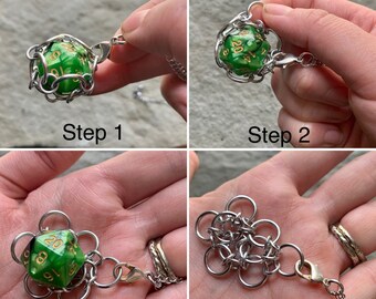 Dice Cage Charm — Sisterfriend Jewelry