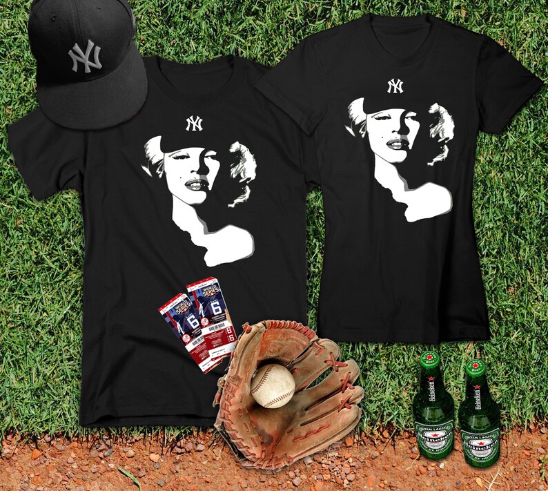 Marilyn Monroe Sporting a NY Yankee Cap image 5