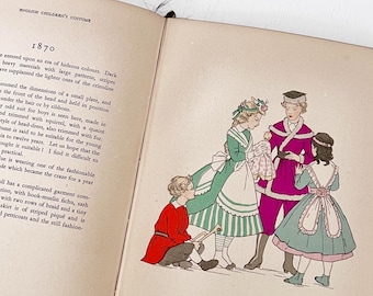English Children's Costume Since 1775 Hardcover by Iris. Brooke, Historical Costuming, Research Clothing, Stage Production Educational