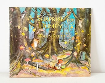 A Surprise for Dumpty by Molly Brett 1960s Illustrations - Medici Society - Woodland Illustrations - Junk Journal Ephemera