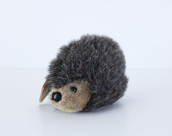 Vintage Hedgehog Mini Plushie Stuffed Animal Cute Handmade