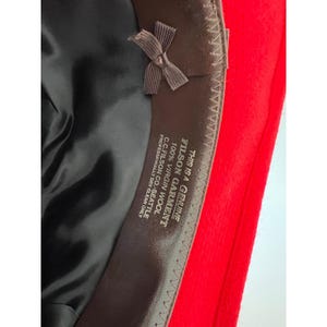 Filson Packer Hat Rot 100% Schurwolle Made in USA Fedora Bild 10