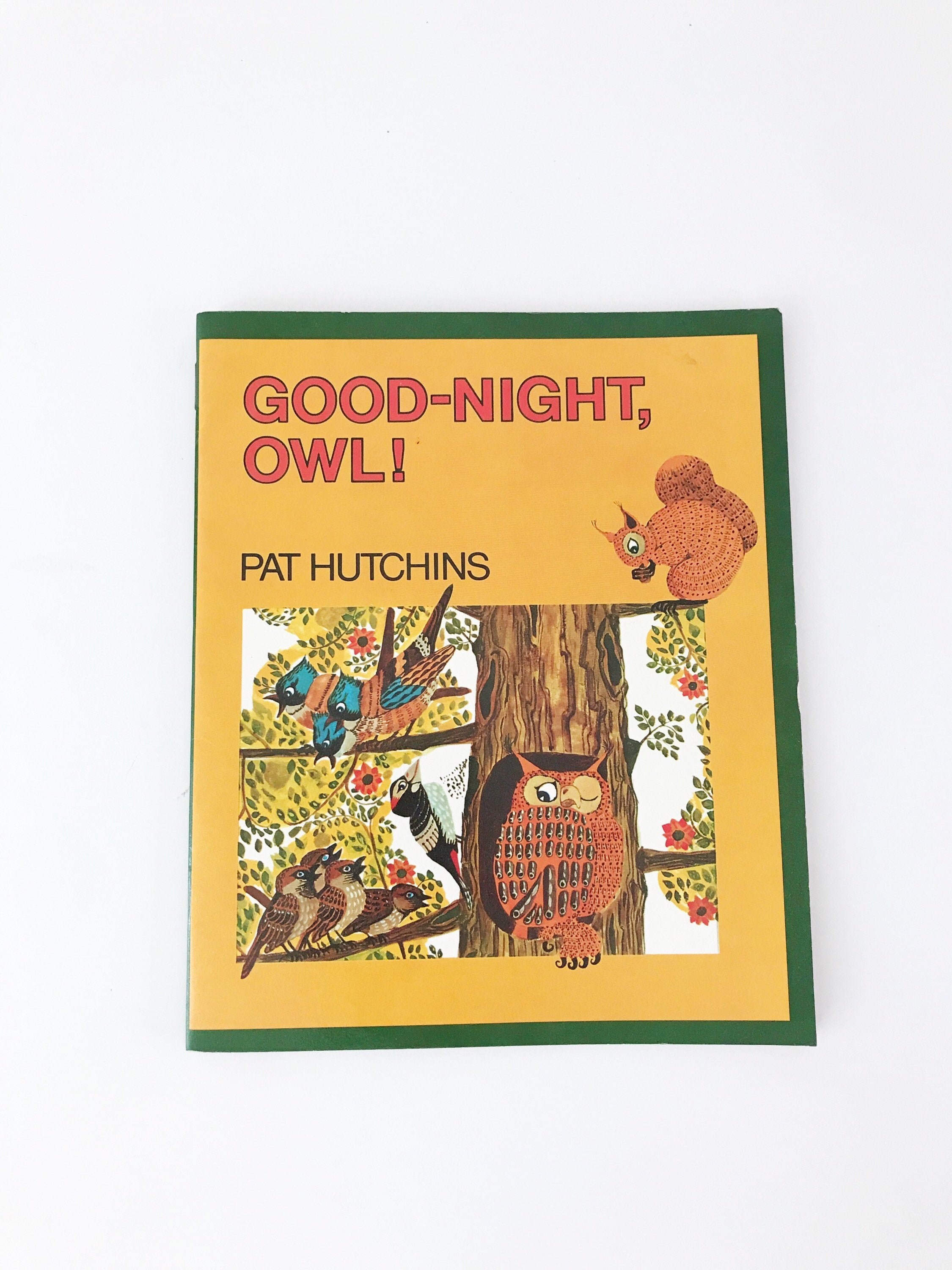 Goodnight Owl Pat Hutchins Paperback 1970s Illustrations | Etsy