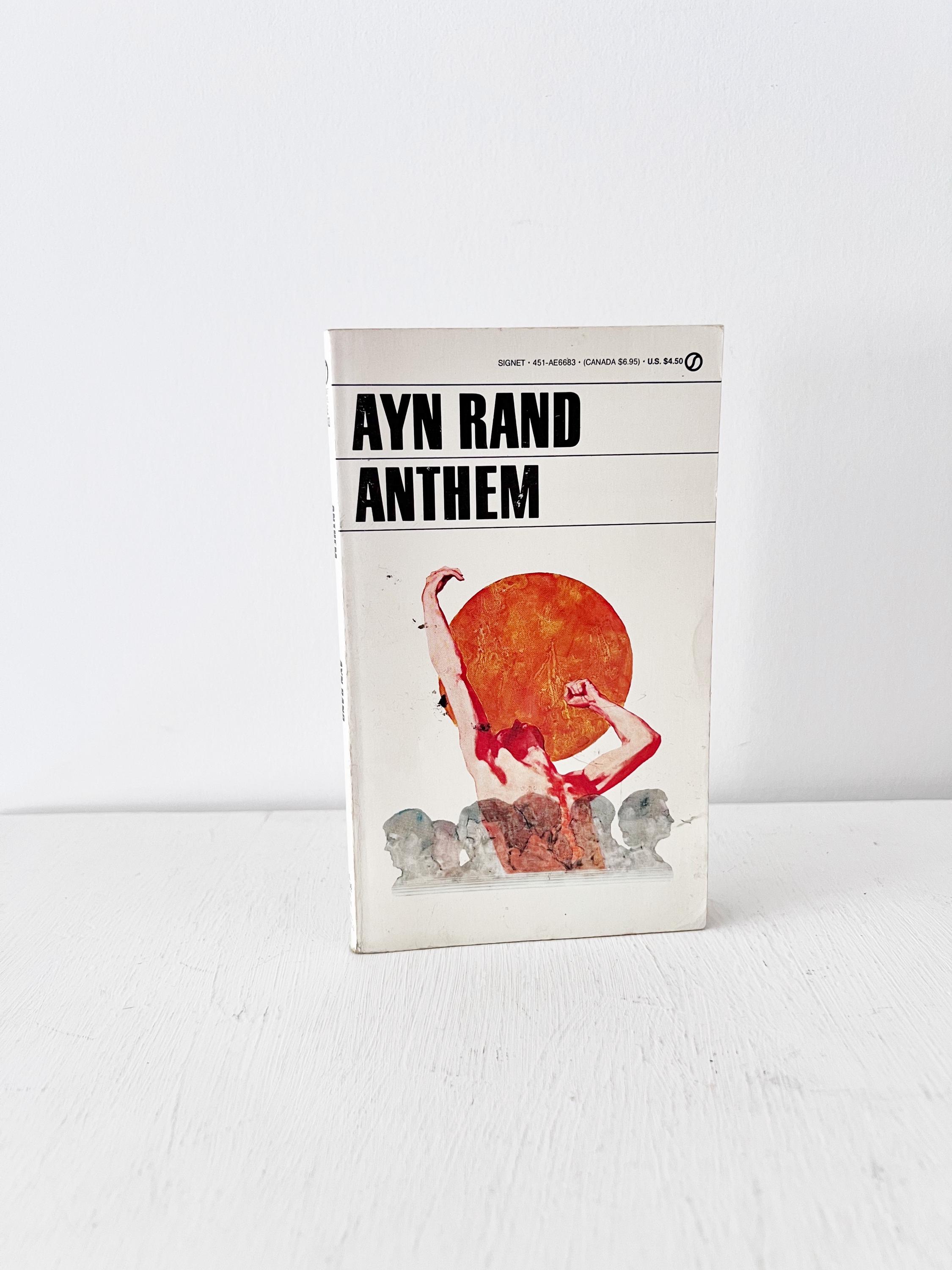 洋書 THE EARTAN Anthem by Ayn Rand Classic Paperback Book Signet Classics 1961