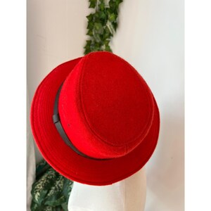 Filson Packer Hat Rot 100% Schurwolle Made in USA Fedora Bild 8