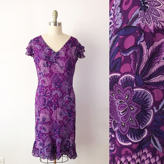 Escada purple shop dress